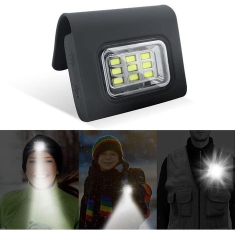 Leistungsstarke, per USB aufladbare LED-Stirnlampe mit Magnetclip – wasserdicht – zum Joggen, Laufen und Wandern – für Männer, Frauen und Kinder (1/5)
