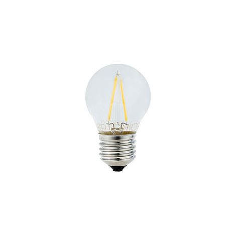 Optonica – Ampoule led filament E27 G45 2W – Éclairage performant 250 lumens – Lumière blanc chaud 2700K – Culot en cuivre et globe en verre (1/3)