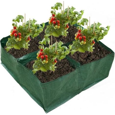 Kulturtaschen - Nicht spezifiziert - Quadratische Form - Stoff - 4 Fächer - Integriertes Drainagesystem