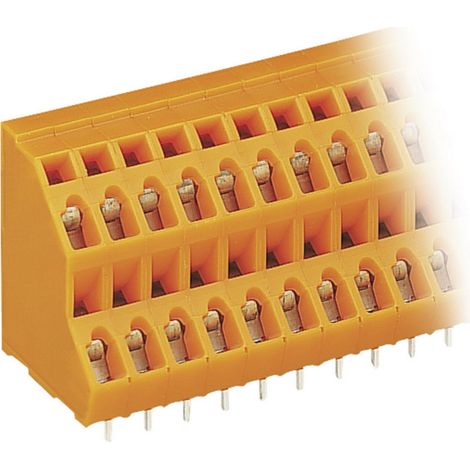 WAGO 736-308 Doppelstockklemme 2.50 mm² Polzahl 16 Orange 1 St. (1/2)