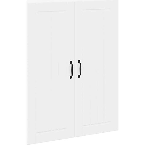 Meubles de Rangement,Armoire de cuisine avec étagère Blanc brillant 80 x 31 x 100 cm CFW939898 (1/5)