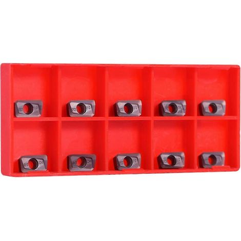 10 Stück CNC-Hartmetall-Wendeschneidplatten für Drehmaschinen mit Box APMT1135PDER M2 VP15TF