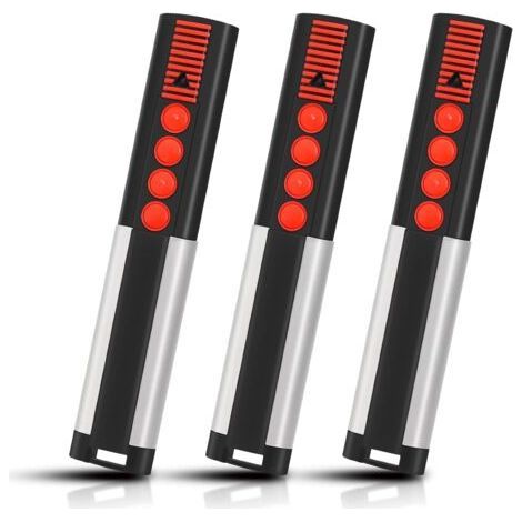 Télécommande de porte de garage 868 MHz, lot de 3 télécommandes de porte de garage compatibles avec TX03-868-4 4020V000 (4 canaux) (1/5)