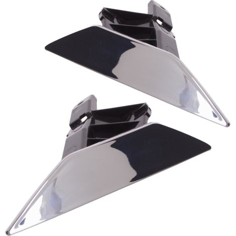 SKODA SUPERB II LIFT 13-15 Tappi per ugelli lavavetri cromati, sinistro + destro, set da 2 pezzi (1/5)