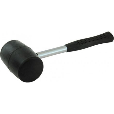 Marteau en caoutchouc 65 mm/450 g, main en métal (1/2)