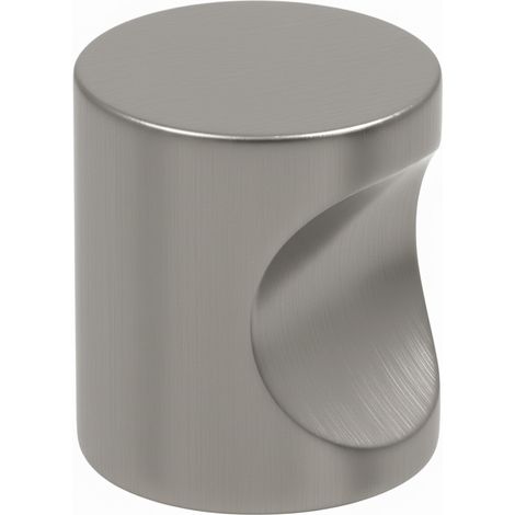 10 NODI CILINDRICI IN ALLUMINIO (Z.M.K) CROMATO SATINATO ( 4 misure )  Cromo - 15x24 mm