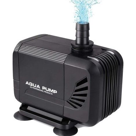 Pompe à eau submersible à moteur sans balais 15 W, 1500 l/h, 220-240 V / 50 Hz, pour aquarium et fontaine, avec une hauteur de refoulement de 1,6 m, deux buses de 13 à 16 mm et un câble de 2,3 m. (1/5)