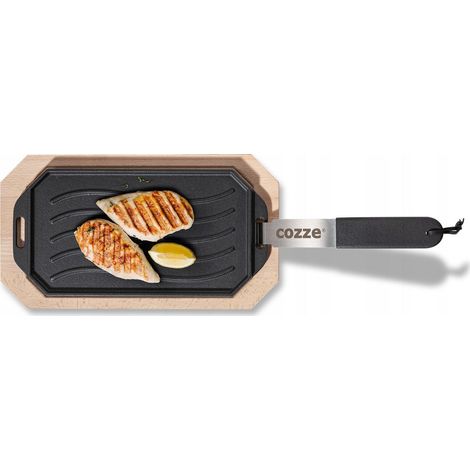 Jata Cozze Poêle en fonte réversible 30 cm (1/3)