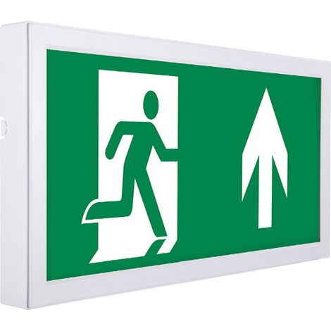 Emergency Exit LED - 3H Autonomy - 3W - Legenda PVC - 6000K - IP20 (1/3)