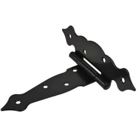 Lot de 4 charnières robustes pour abri de jardin en bois 15 cm