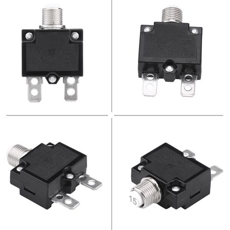 15A 125/250V rücksetzbarer thermischer Schutzschalter, Überlast- und Überstromschutz für Stromaggregat (1/5)