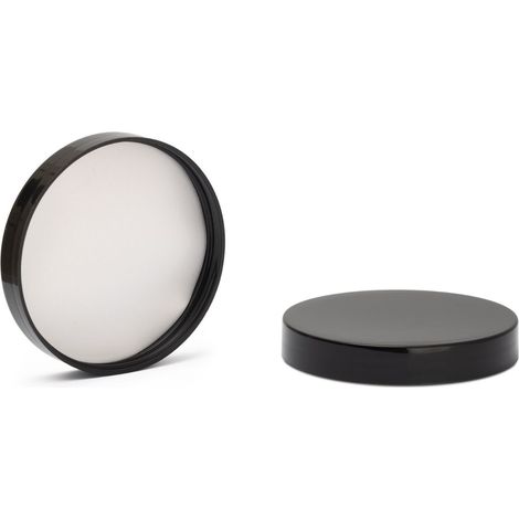 Schwarzer Deckel für ein 250-ml-Glas 70/400