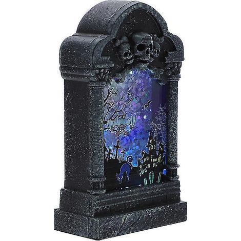 1 pierre tombale LED d'Halloween pour décorations d'Halloween (1/3)