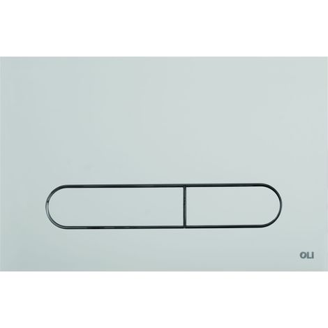 Oli  Bouton de chasse WC - Koło Slim 2 - Chrom brillant - Élégant et pratique - Double chasse