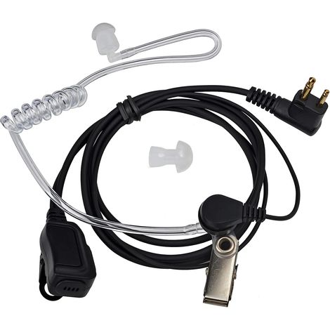 Oreillette Acoustique À Tube Transparent - 1 Pièce - Compatible Motorola GP300 CP040 - Réduction De Bruit - Sécurité Et Police (1/5)