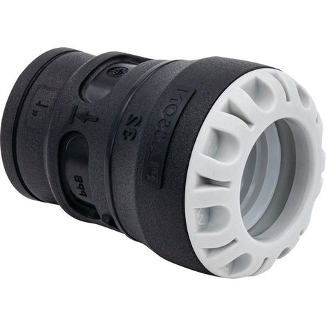 Raccord droit - PLASSON - Polypropylène - À emboîter - Diamètre40mm - 1'1/4