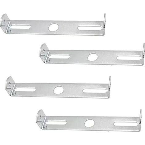 Support Plaque Plafonnier,Accessoires Fixation Lustre,Support Fixation Plafonnier,pour Accessoires Support Lampe d'Éclairage Lustre Plafond Bureau à Domicile (Argent)，4 Pièces