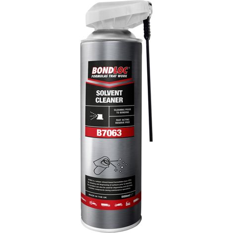 Bondloc B7063-500 Solvent Cleaner, 500ml - High-Performance Industrial Cleaning Solution