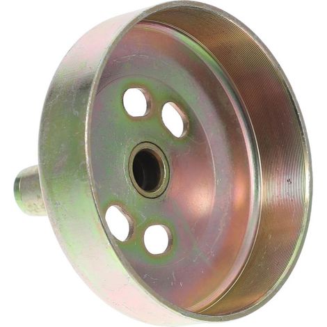 Tambour d'Embrayage Métallique pour Débroussailleuse et Tondeuse à Gazon, Accessoire de Remplacement pour Outil de Jardin, Compatible Moteurs Variés, Pignon Amélioré, Double (1/5)