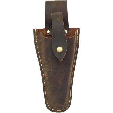 Étui en cuir pour sécateur ou pince, étui en cuir pour sécateur, porte-outils, clip ceinture, étui pour pince, sécateur, ciseaux ou couteau (1/4)