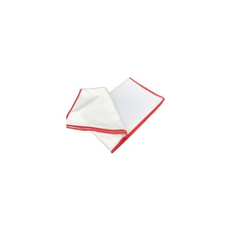 Chiffon de polissage en microfibre de qualité supérieure pour verres à vin, grand format, non pelucheux, idéal pour les verres, la verrerie et les objectifs d'appareil photo. Dimensions : 45 x 60 cm ( (1/5)