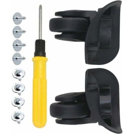 Pieces Suitcase Replacement Wheels, Suitcase Wheels, Suitcase Wheels, Luggage Wheels, Spare Wheels, Suitcase Replacement Wheels to Change and Repair Suitcase Luggage Wheels