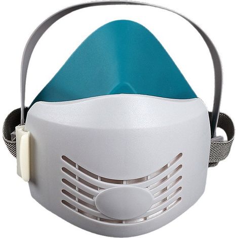 Masque de protection avec 20 filtres, respirateur avec filtres remplaçables pour peinture,travail du bois et autres travaux de protection (1/5)