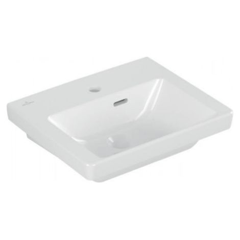 Villeroy & Boch Subway 3.0 - Lavabo 450x370 mm, avec trop-plein, trou pour robinet, blanc alpin 43704501 (1/4)