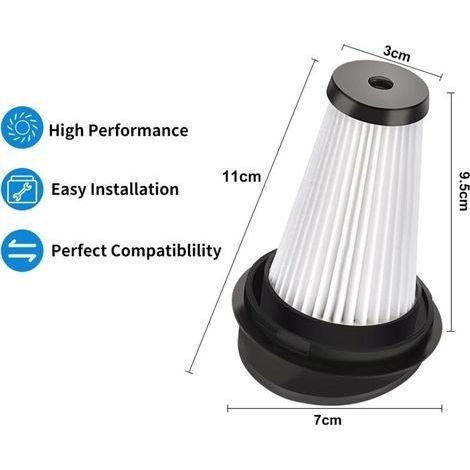 6er-Pack Ersatzfilter für Staubsauger ZR005202 HEPA-Filter für X-Pert 3.60 und X-Pert 160 RH72xxx RH7221WO RH7233WO RH7237WO RH6933WO (1/4)