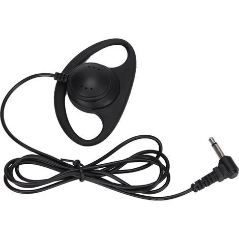 Lot de 5 oreillettes en forme de D avec prise jack 3,5 mm pour talkies-walkies (1/5)
