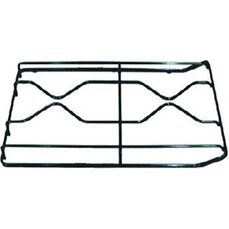 ARISTON GRIGLIA CUCINA 2 FUOCHI SMALTATA NERA CM.40,9 X 25,8 1 PEZZO P 0256 (1/2)