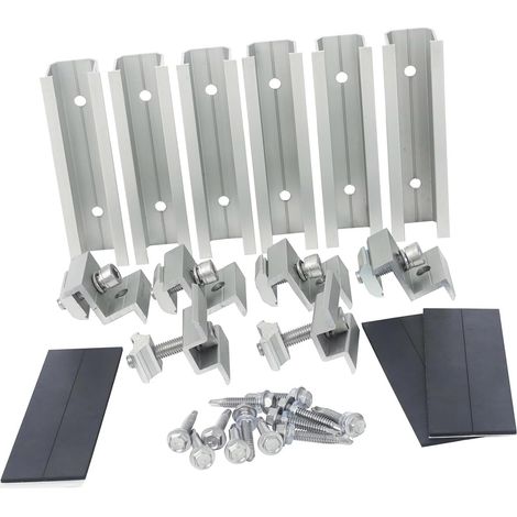 et rails de montage réglables pour panneaux solaires (1/5)
