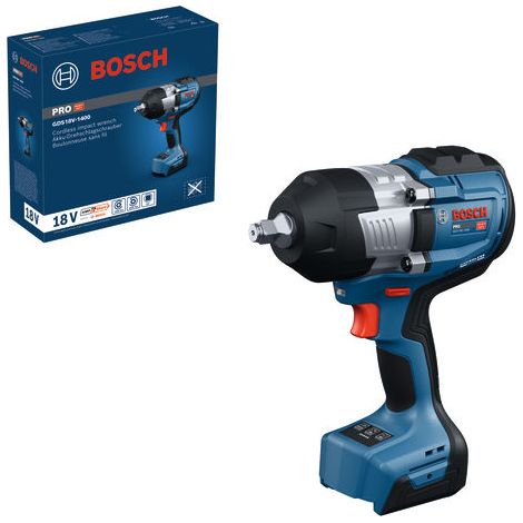 Avvitatore a impatto a batteria Bosch GDS 18V-1400 senza batteria né caricabatterie, in confezione di cartone (1/5)