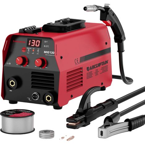 Máquina de soldar MIG, versatilidad 3 en 1, diseño portátil, enchufe europeo de 220V-240V. (1/5)