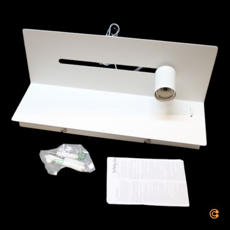 [NEUWERTIG] B-Ware Paulmann Devara Wandleuchte mit Ablage Wandlampe Leuchte Lampe Wandlicht (1/2)