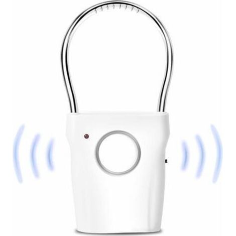 Alarme de Porte et Fenêtre, Alarme Porte et fenetre, Capteur de portefenêtre, de Porte Alarme Anti-vol Vibration, Alarme Maison sans Fil Alarme Antivol pour Poignée de Porte, Fenêtre, 120dB