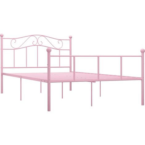 Maison Exclusive - Giroletto Rosa in Metallo 140x200 cm