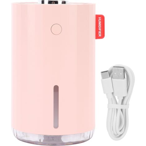 Humidificateur de Voiture Rose USB, Silencieux pour Bureau et Maison, Atomiseur de Poche (1/5)