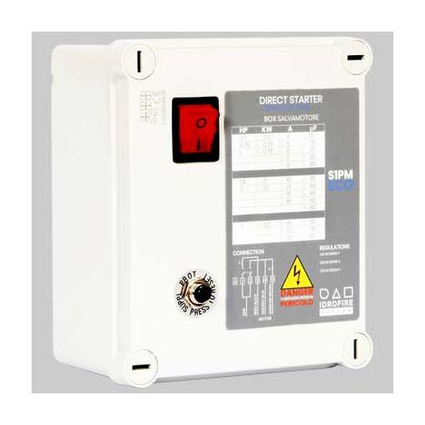 QUADRO ELETTROMECCANICA PER POMPE SOMMERSE  Hp 1.5     MADE IN ITALY