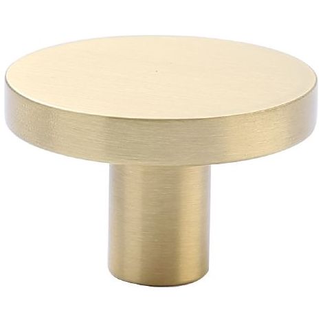 8 boutons de meuble en laiton, 30 x 20 mm, poignées de tiroir rondes avec vis de 25 mm (1/4)