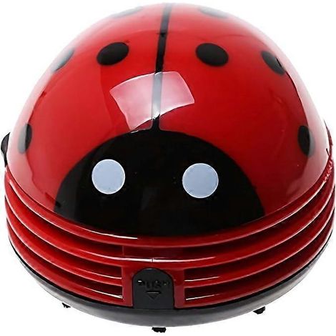 Mini aspirateur de table électrique, mini aspirateur portatif en forme de coccinelle, pour bureau. (1/5)