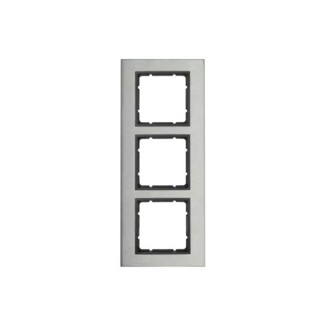 Berker RAHMEN 3F. SENKR. EDELST/ANTHR / BERKER 10133606 B.7 10133606 (1/2)