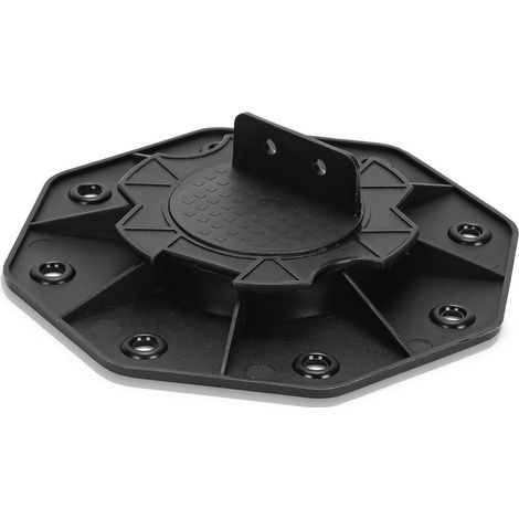 Hengda Base di appoggio per terrazzo regolabile con piedistallo di livellamento cuscinetto base base per legno WPC 18-30 mm 10 pezzi (1/5)