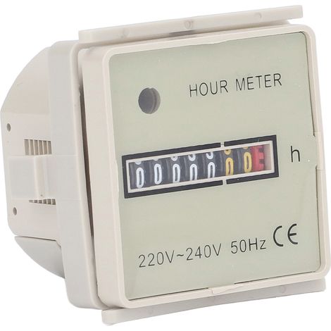 Compteur horaire industriel BERM, précision élevée, 0‑99999H59M, compatible AC 220‑240V (1/5)