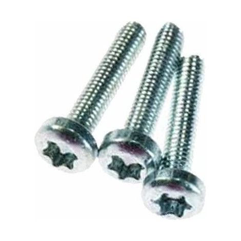 Lot de 3 Vis M3.5x18 - T20 (CS-00119479) Centrale Vapeur, Fer à Repasser CALOR, ROWENTA, TAFAL, TEFAL,.Toutes marques