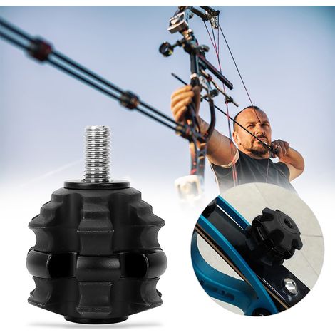 Stabilisateur d'arc T625 avec rotule anti-vibration pour arcs longs, tige d'équilibrage et plaque de montage silencieuse (1/4)