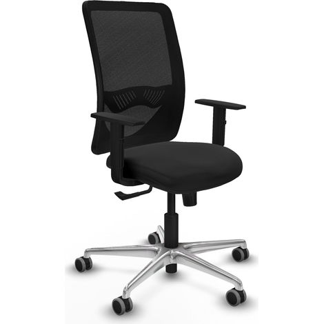 Silla de oficina piqueras y crespo Zulema negro terciopelo (1/2)