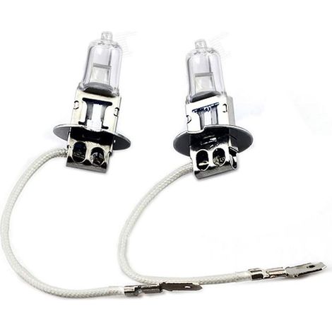 Lampadina per auto h3 55 watt 12 volt luce bianca o calda lampadina alogena di ricambio pk22s