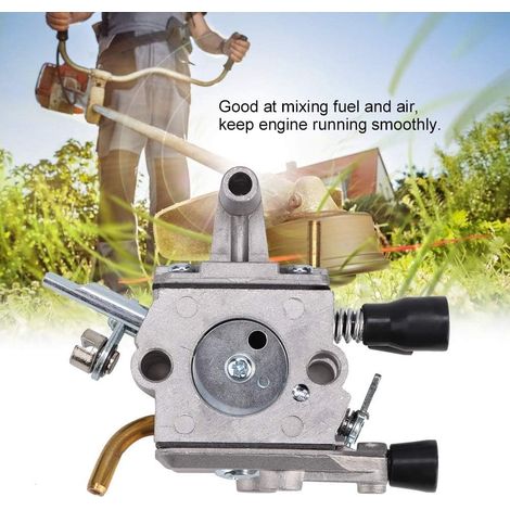 Carburateur, carburateur multifonction compatible avec Stihl FS120 FS 200 FS250 Tondeuse Weedeater Scie circulaire Accessoires de tronçonneuse (1/4)