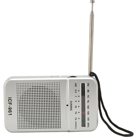 Vintage Mini-Radio AM/FM, hohe Empfindlichkeit, MP3, WMA, WAV für Reisen, Outdoor, Zuhause